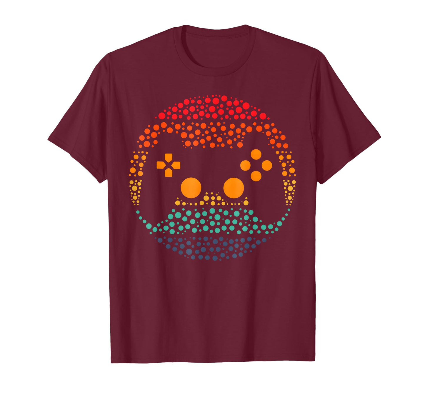 Happy Dot Day Gamers Boy Game Controller Colorful Polka Dot T-Shirt