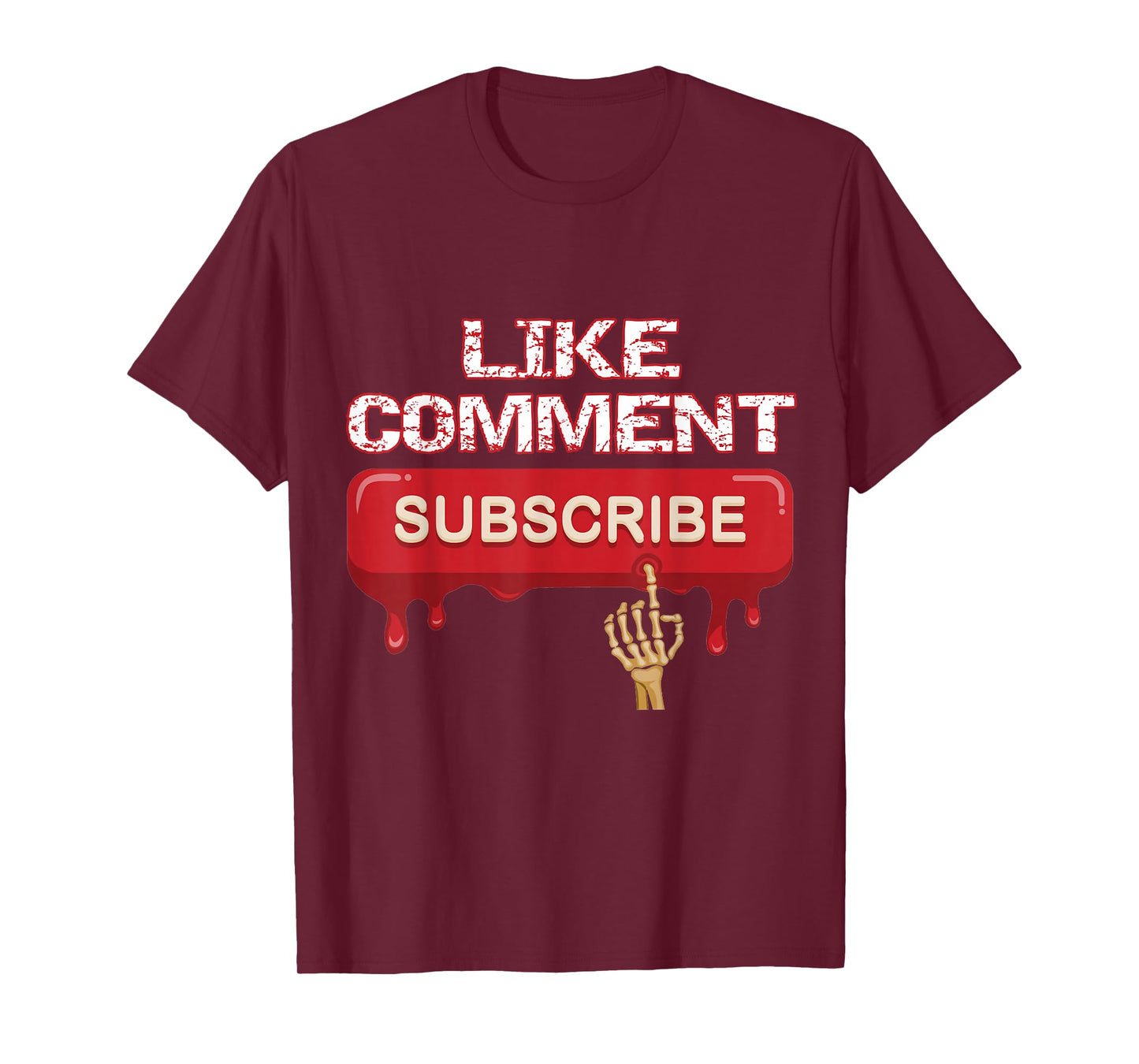 Social Media Vlogger Gegefmir Comment Subscribe T-Shirt