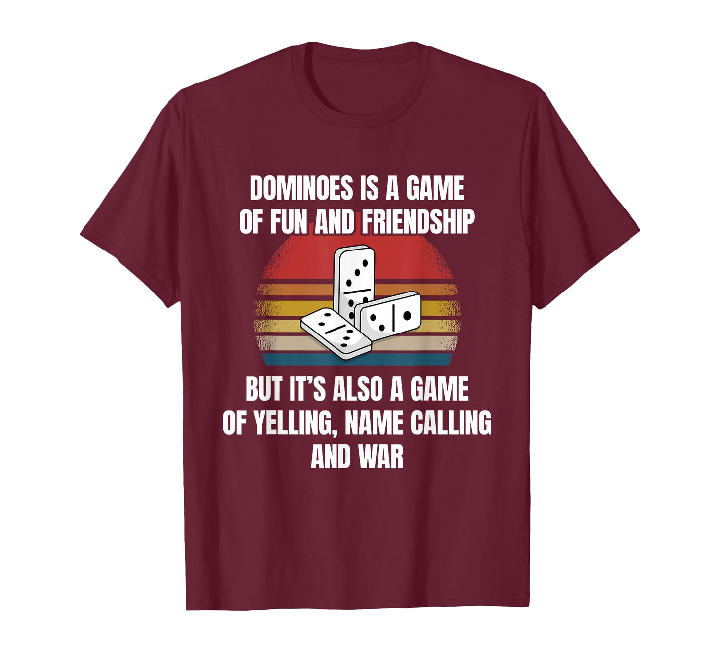 Dominoes Game Domino Hobby Funny Saying Bad Loser Quote T-Shirt