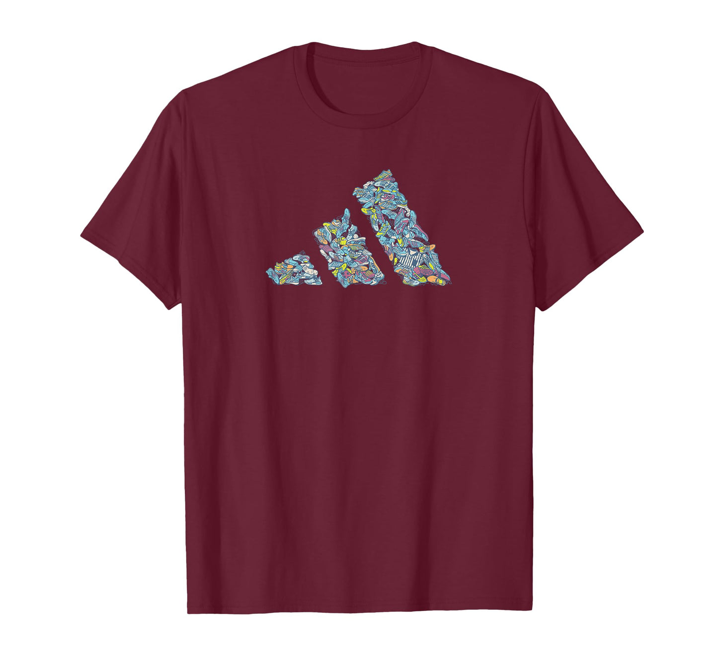 adidas Badge of Sport Shoes Three Bar Graphic T-Shirt