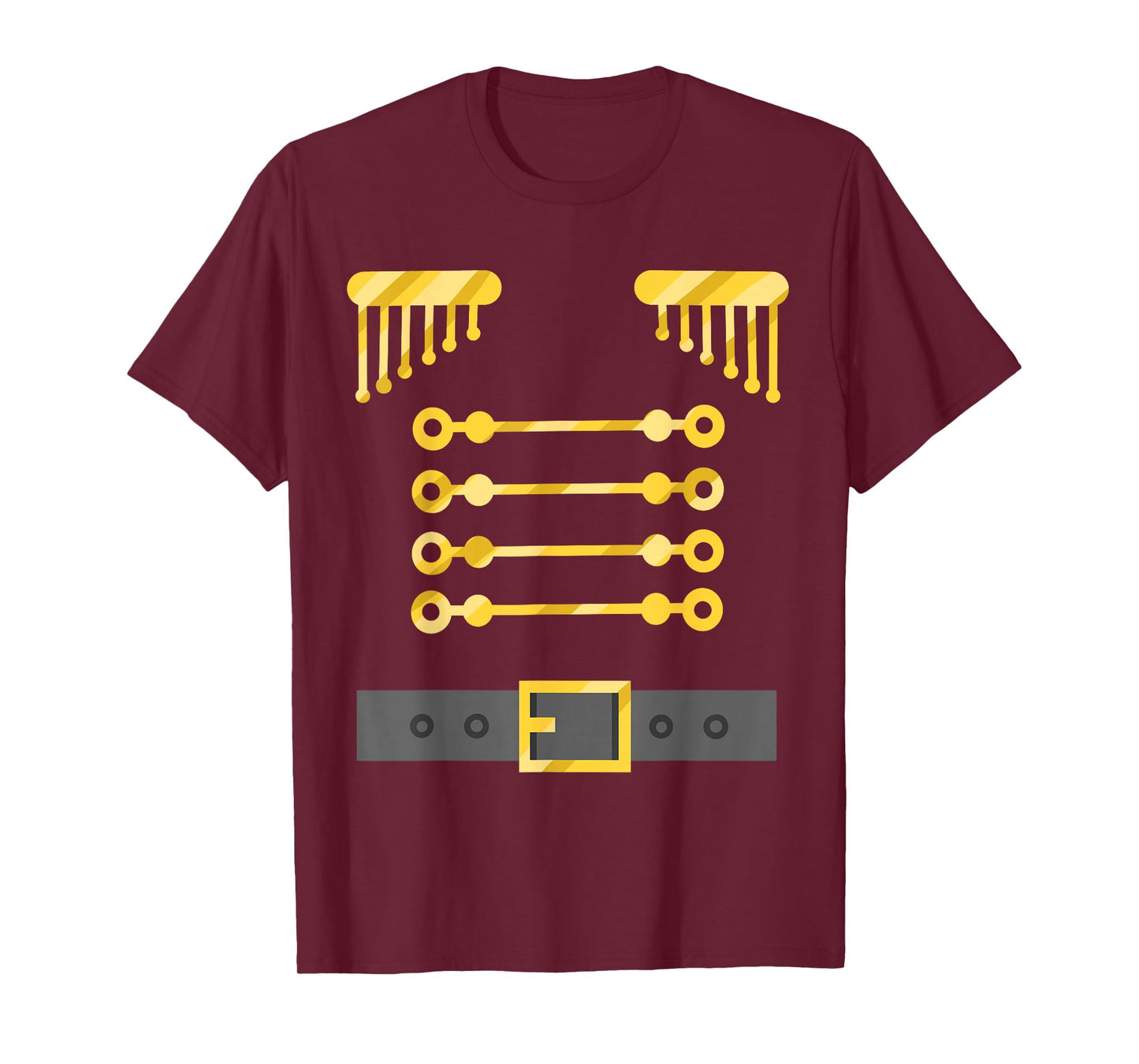 Nutcracker Soldier Uniform Costume Christmas Men Boys Kids T-Shirt
