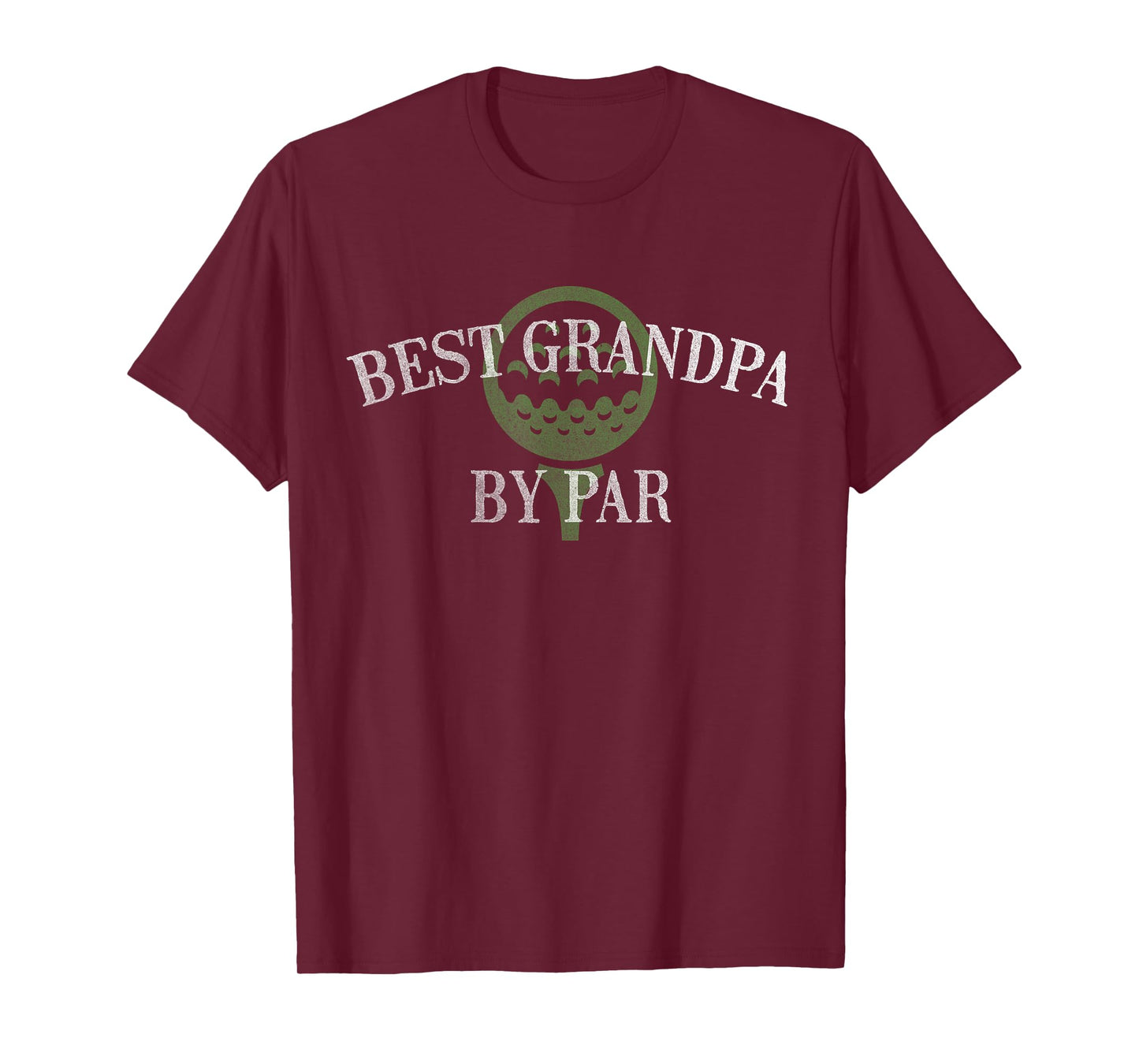 Best Grandpa by Par Golf Father's Day Gift Grandad Golfer T-Shirt