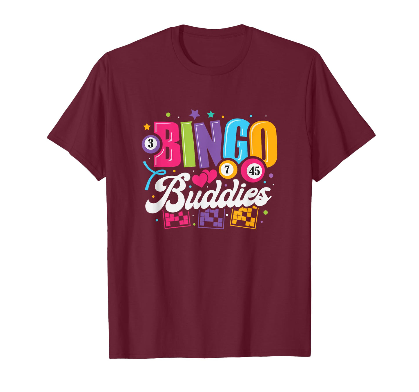 Bingo Buddies Shirt Lucky Game Players Funny Men Women Kids T-Shirt