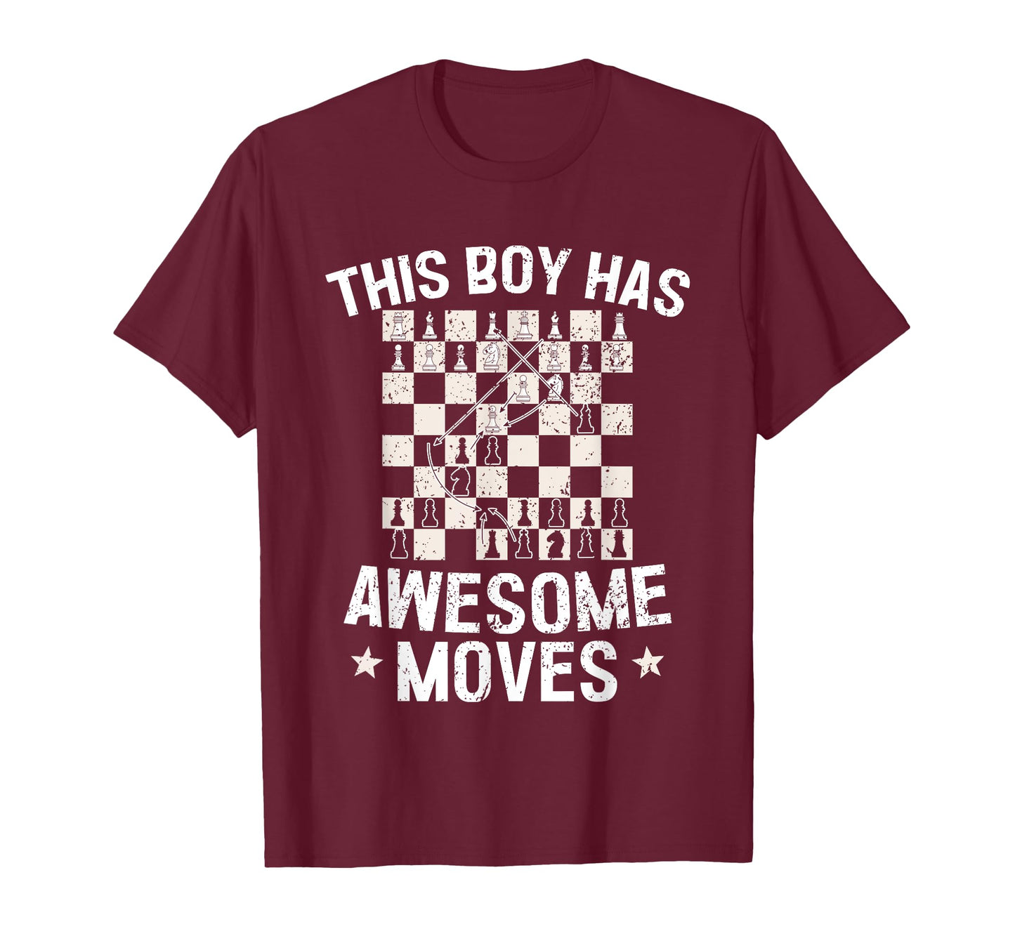 Chess Shirt For Boys Kids Chess Player Board Game T-Shirt