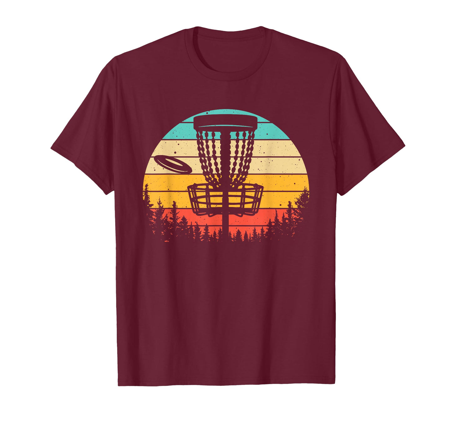 Funny Disc Golf Art For Men Women Vintage Disc Golfer Lovers T-Shirt