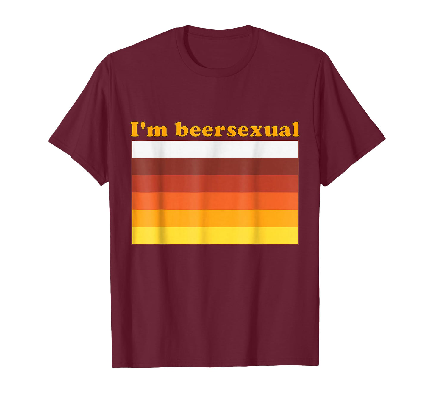 I'm Beersexual Beer Drinking LGBTQ Pride Design T-Shirt