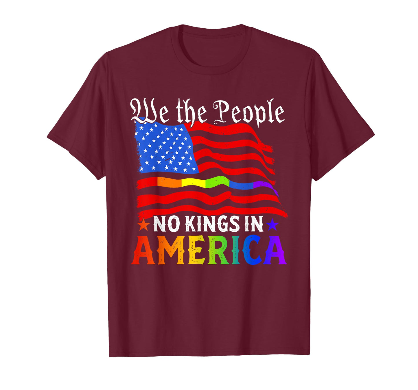 Patriotic Pro-Democracy Protest June 14 No Kings In America T-Shirt