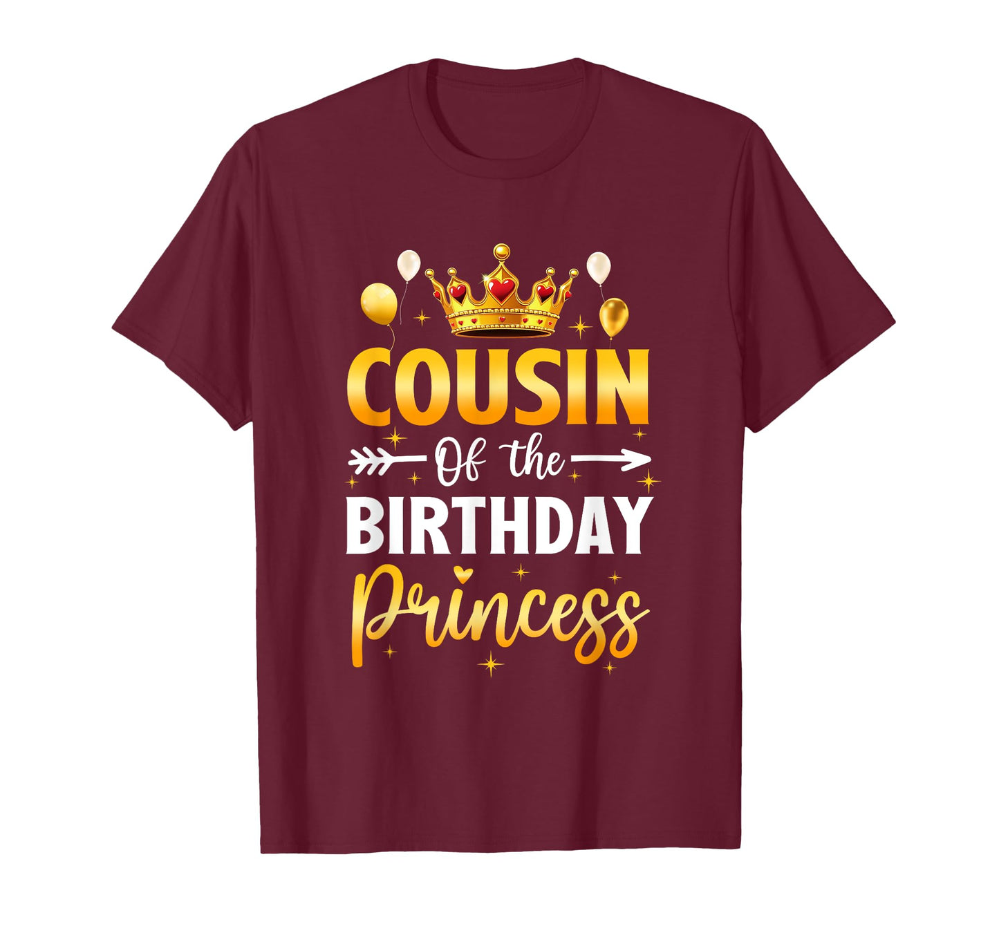 Cousin Of The Birthday Princess Birthday Girl Party Family T-Shirt