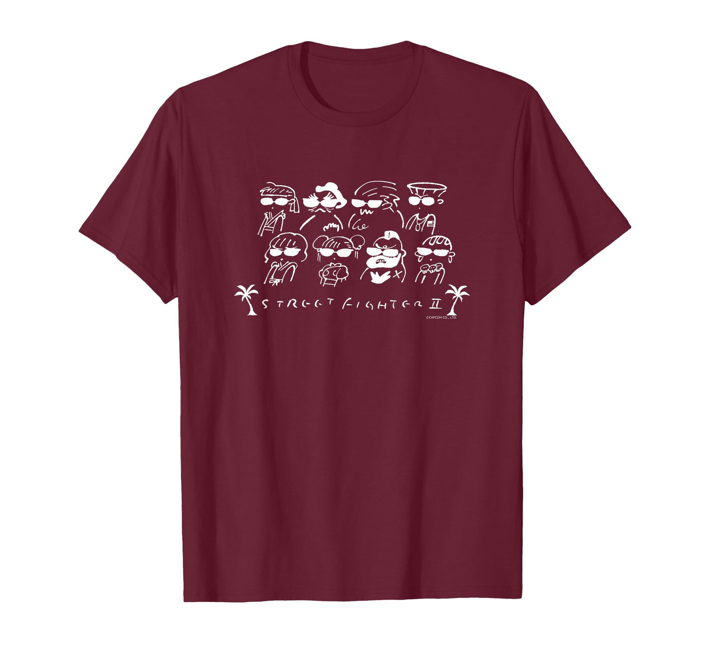 STREET FIGHTER II Line Art (A) T-Shirt