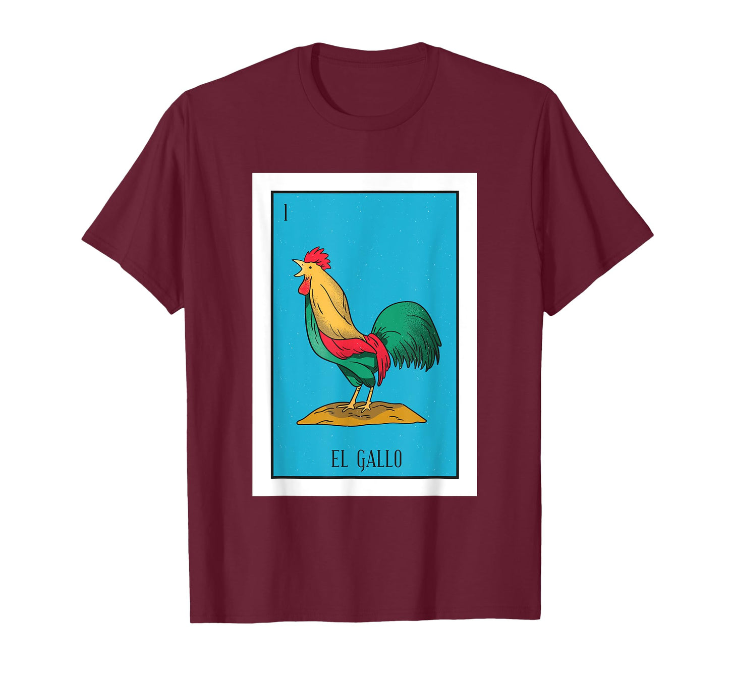 El Chicken Lottery Gift The Chicken Card Mexican Lottery T-Shirt