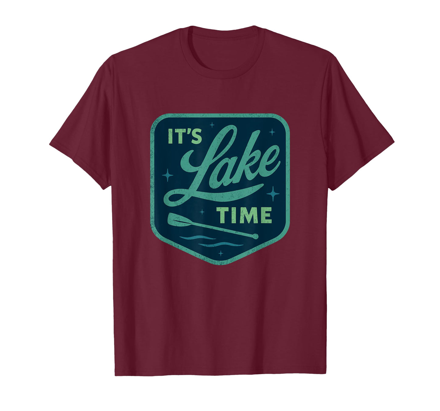 It's Lake Time Summer Art For Men Women Boating Lake Life T-Shirt