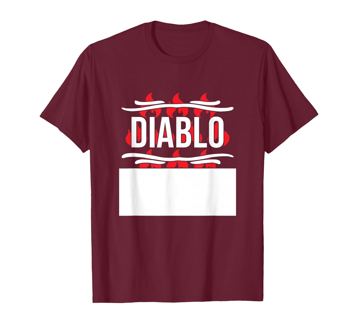 Blank Diablo Hot Sauce Group Costume T-Shirt