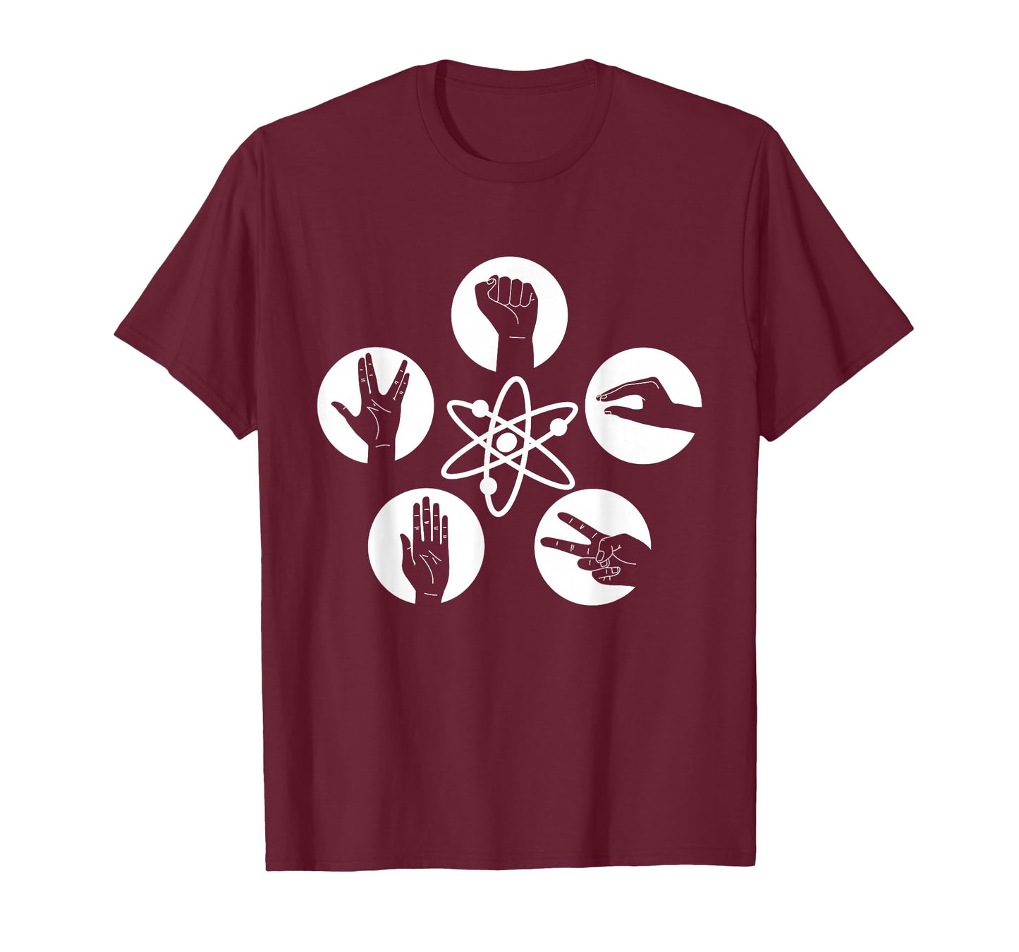 Big Bang Theory Logo Rock Lizard Spock T-Shirt
