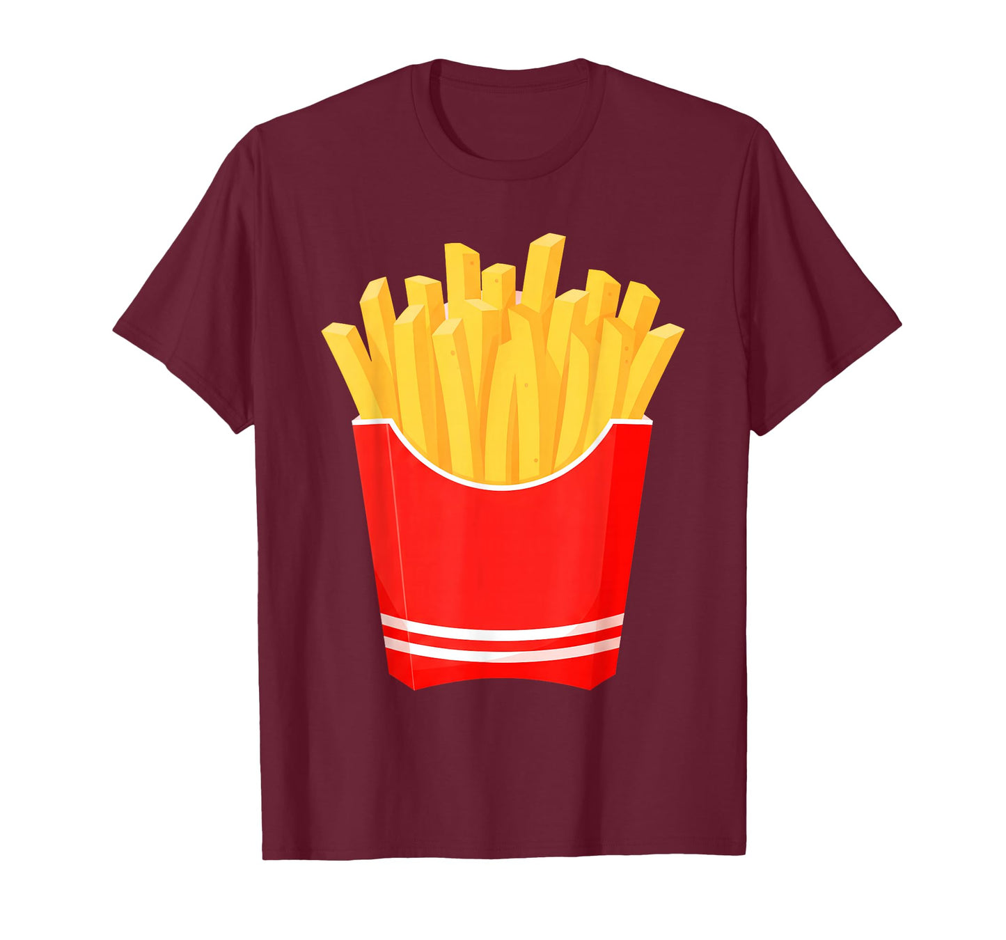 Funny French Fries Fast Food French Fry Halloween Costume T-Shirt