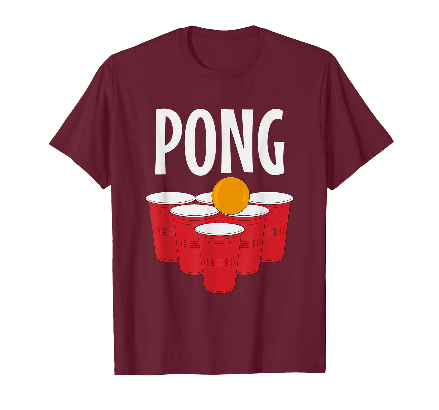 Funny Beer Pong drinking Halloween Carnival Partner Costume T-Shirt