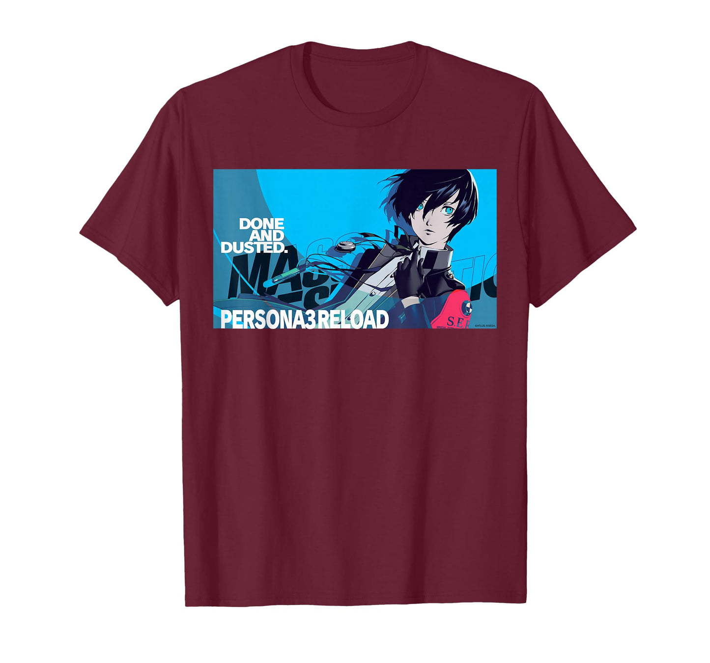 Persona 3 Reload Protagonist All-out-attach image ATLUS T-Shirt