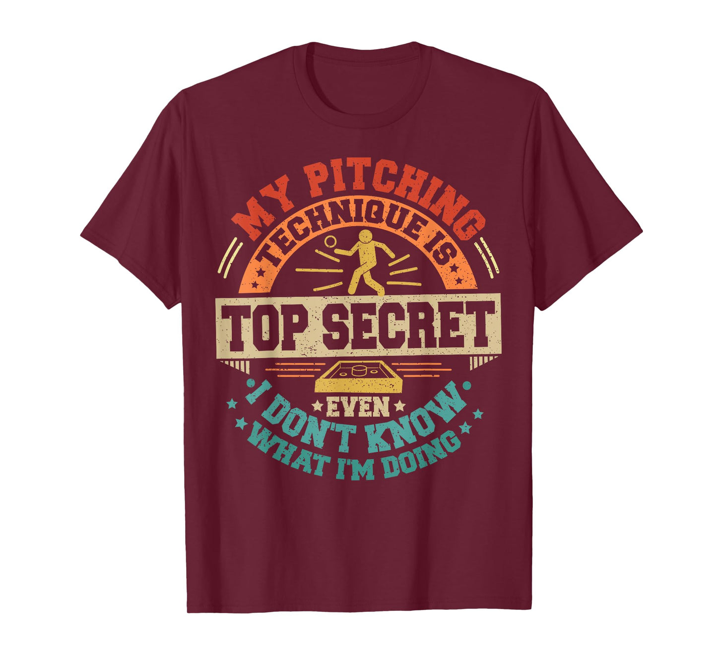 Washer Pitching Design for a Washer pitching player T-Shirt