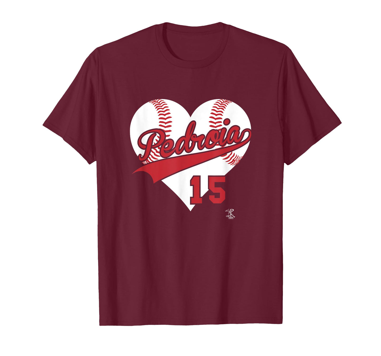 Dustin Pedroia Baseball Heart Gameday T-Shirt