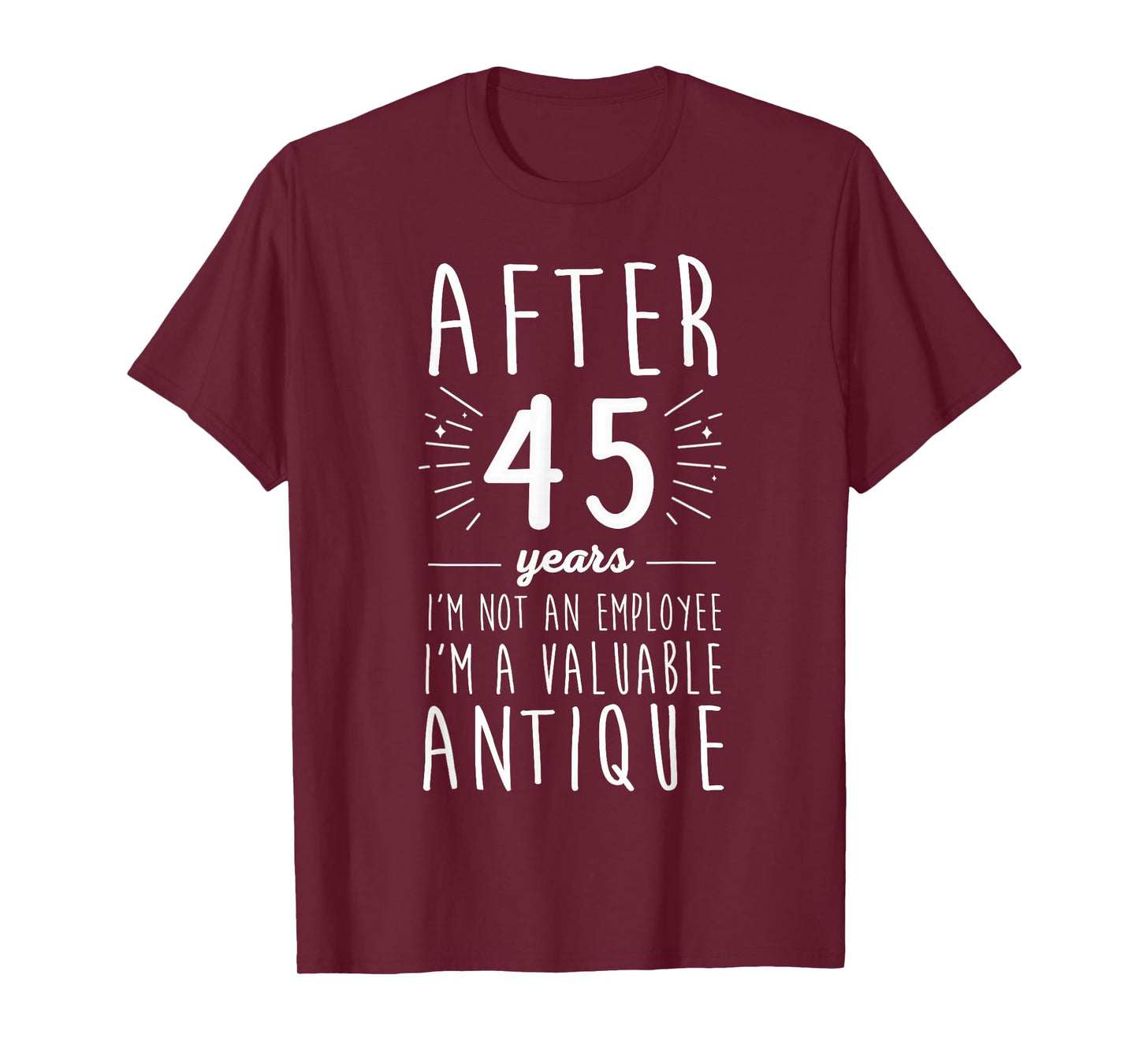 Celebrate 45 Years Work Anniversary Fun 45 Years of Service T-Shirt