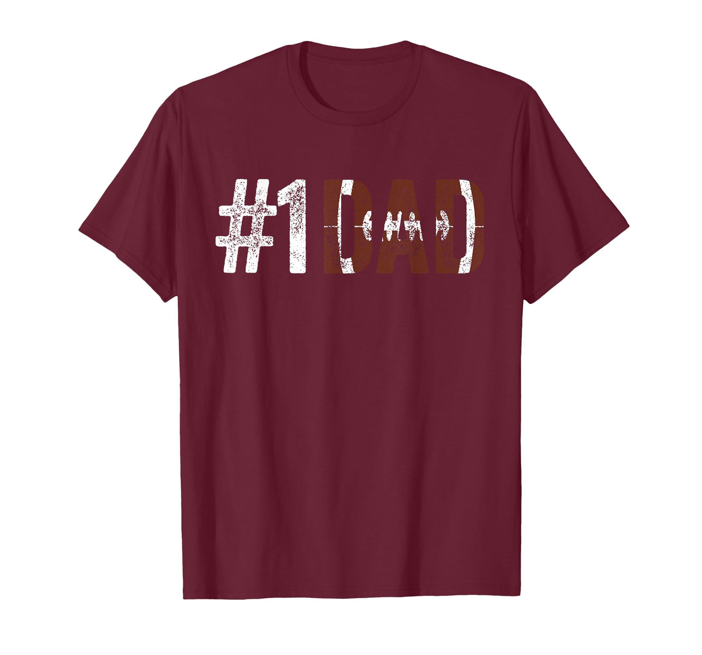 Number One Football Dad Joke with Sayings Fathers Day Funny T-Shirt