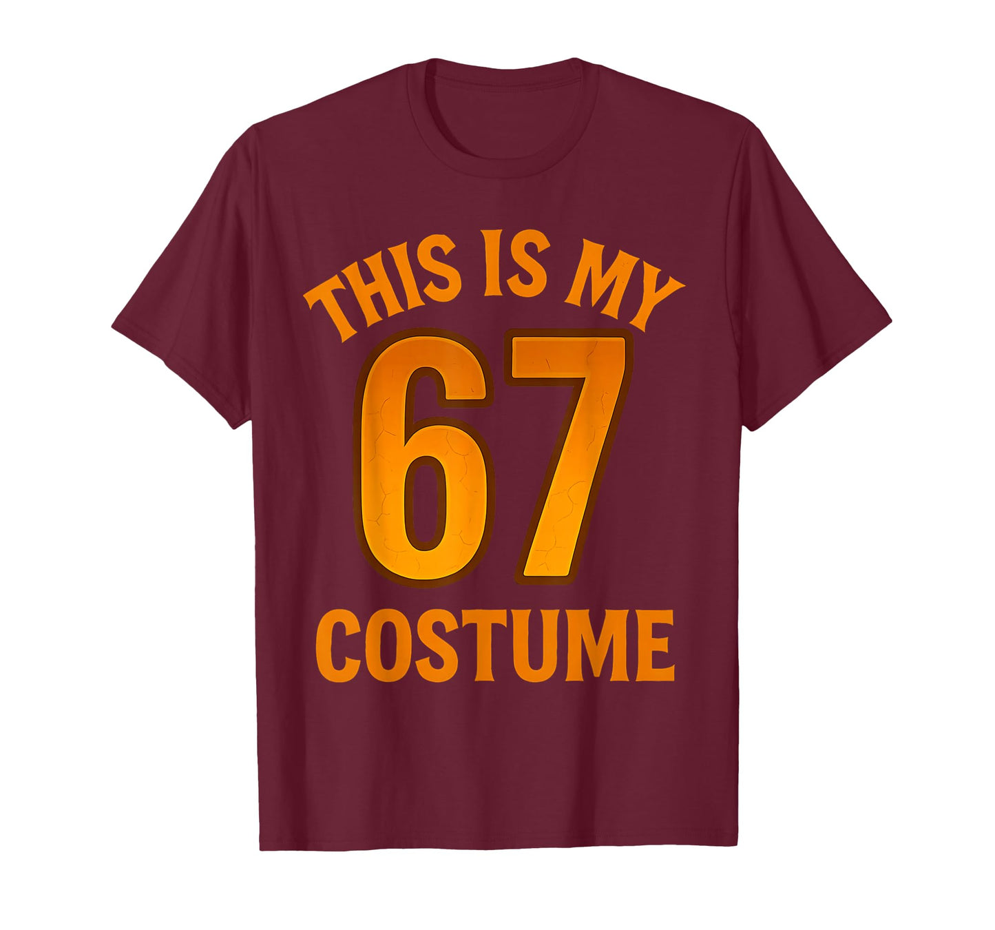 This is My Halloween 67 Costume Lazy Brainrot Meme Boys Kids T-Shirt