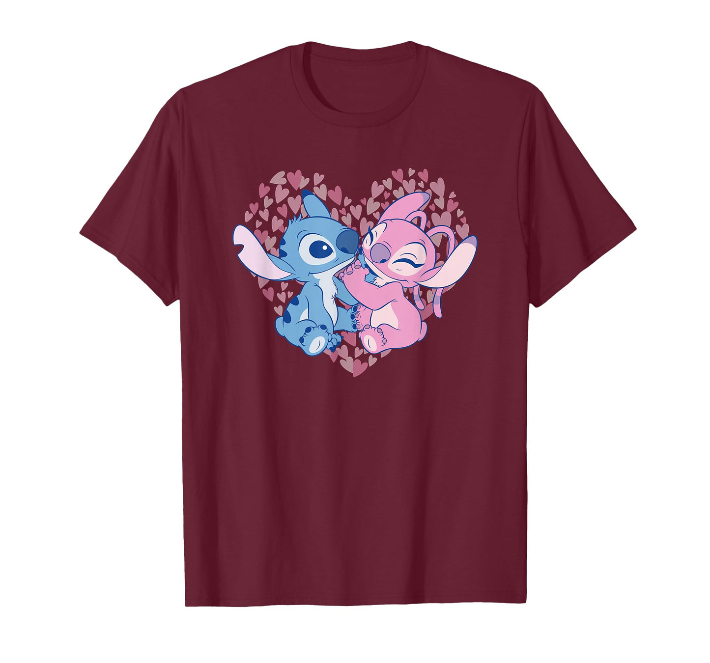 Disney Lilo & Stitch Valentine's Stitch & Angel Lovely Duo T-Shirt