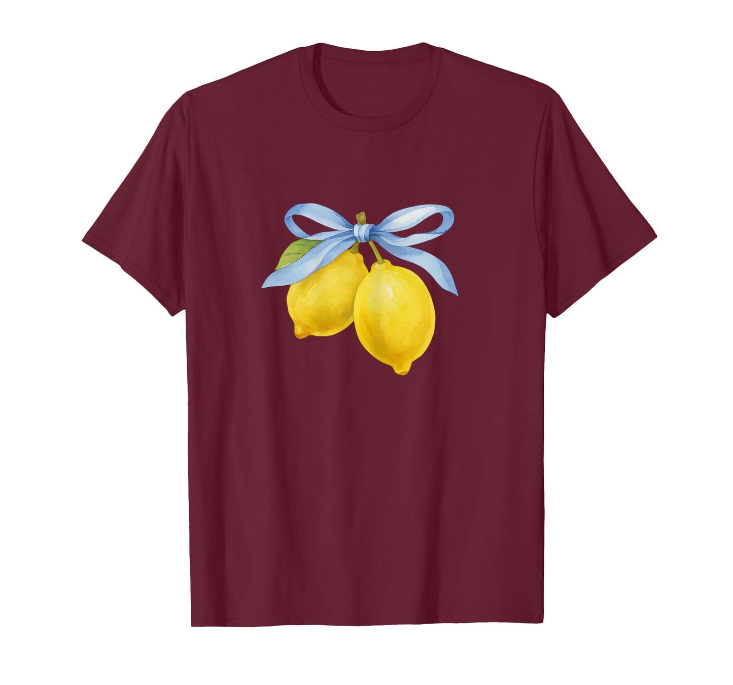 Lemon Graphic Tees for Women Girls Fruit Coquette Bow y2k T-Shirt