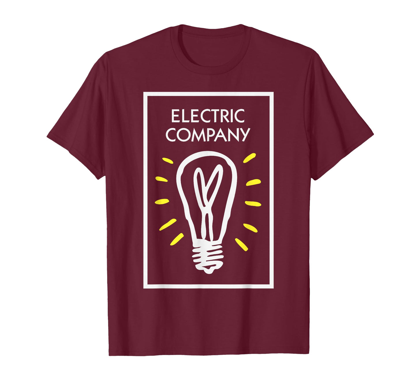 Monopoly Electric Company Icon Boxed Up Logo T-Shirt