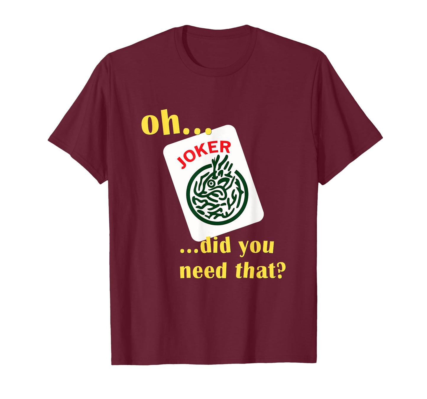 Mahjong Joker Designs T-Shirt