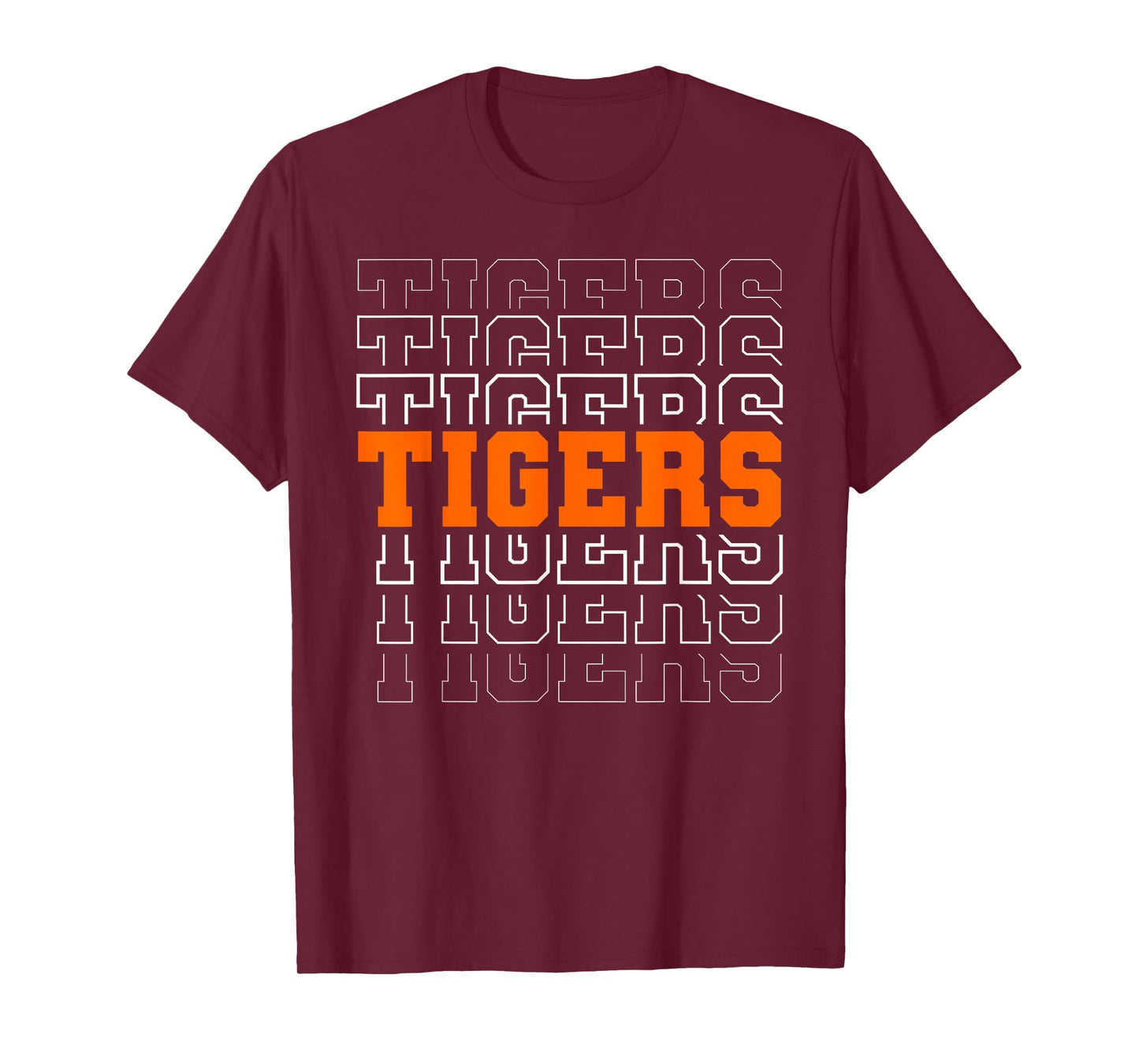 Vintage Tigers School Sports Name for Men Women Kids T-Shirt