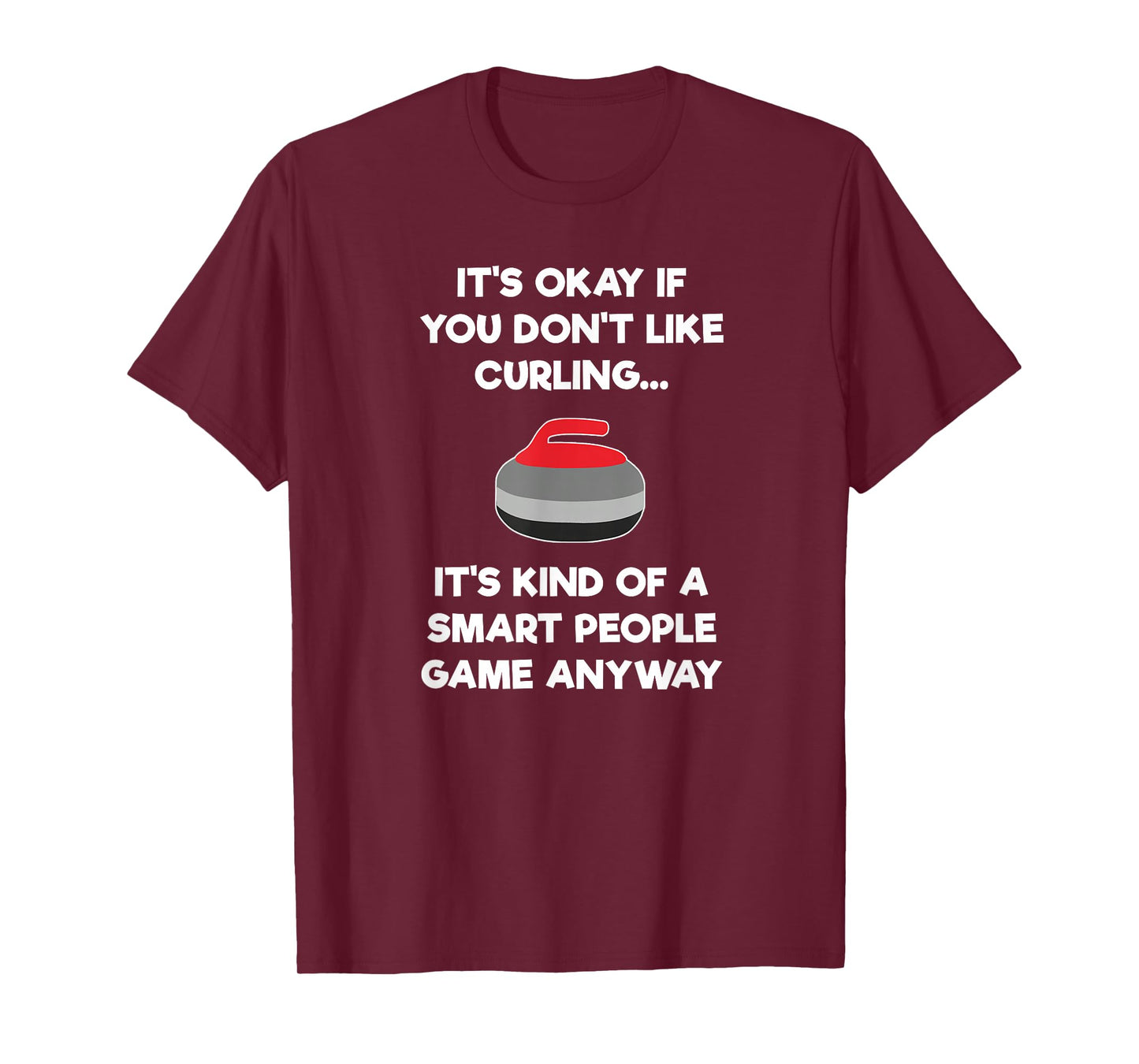 Curling T-Shirt Gift - Funny Player Smart 2 T-Shirt
