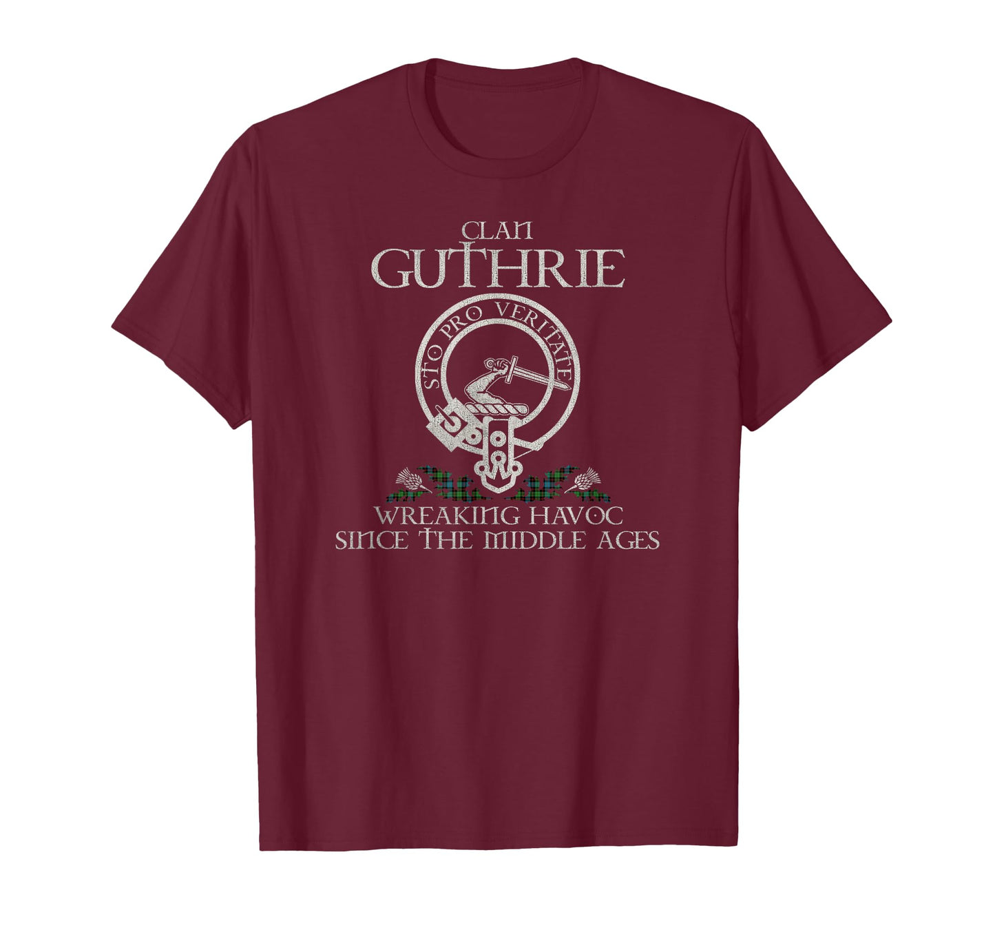 Clan Guthrie Crest, Surname, Scottish Heritage Vintage T-Shirt