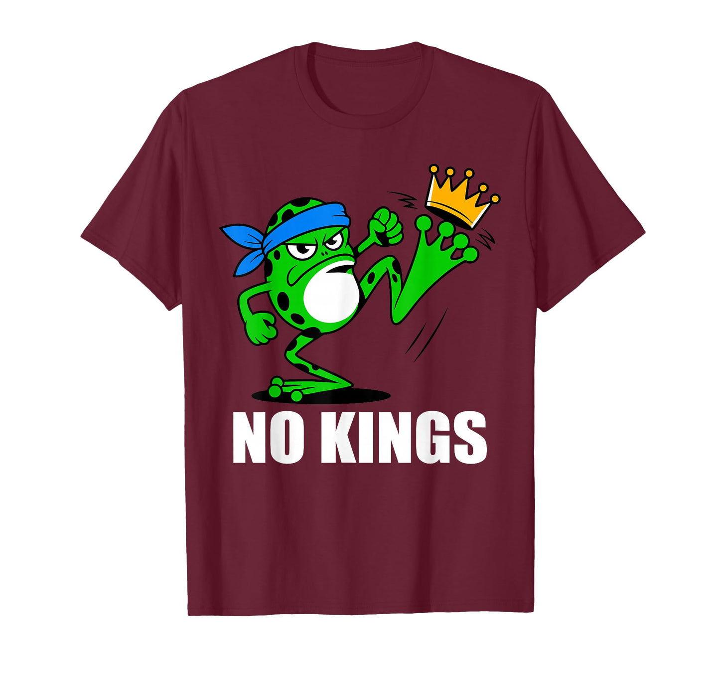 No Kings Men Women Frog Protest T-Shirt