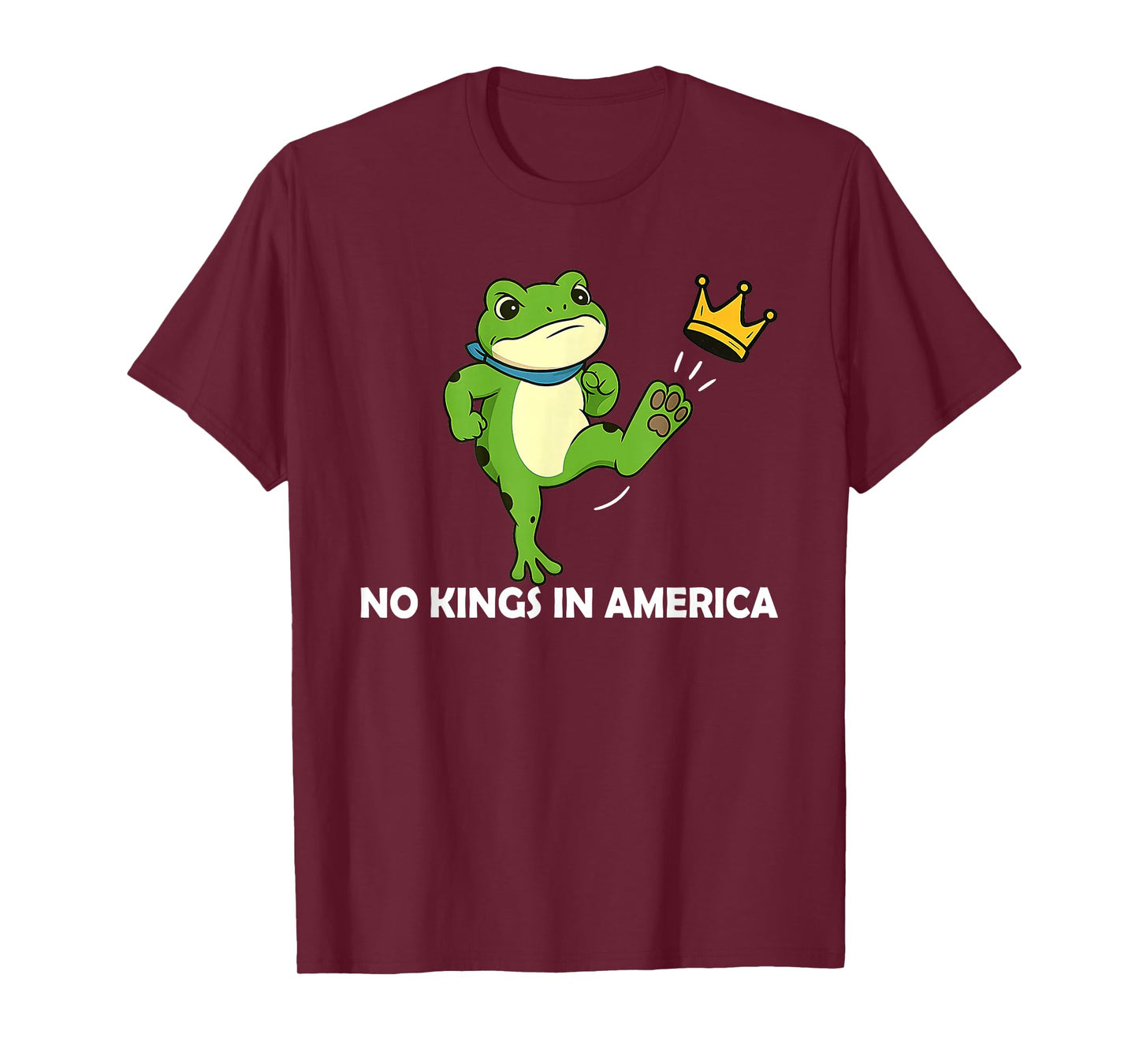 Frog No Kings in America We The People Political T-Shirt