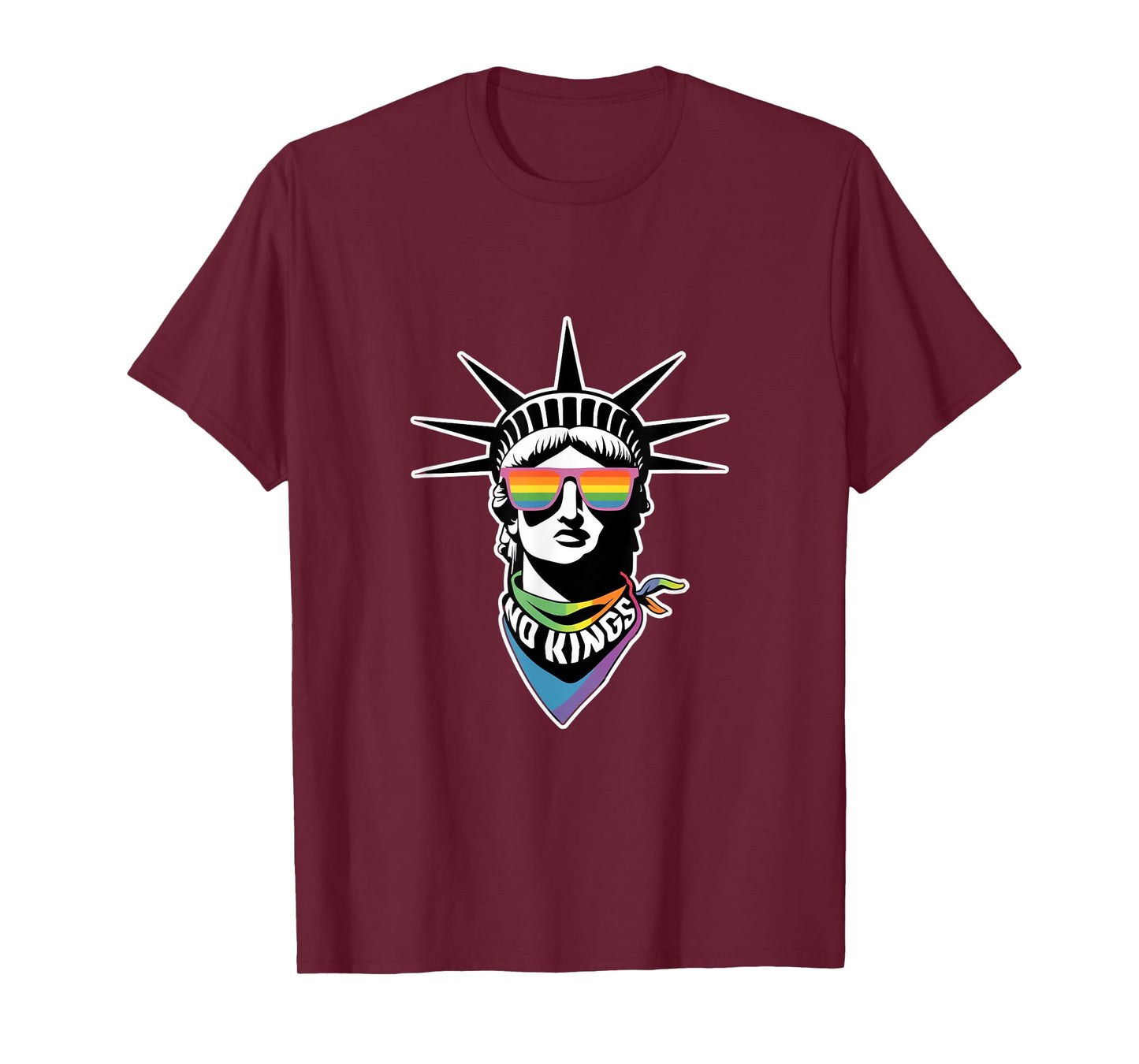 No Kings In America Statue Of Liberty Pride T-Shirt
