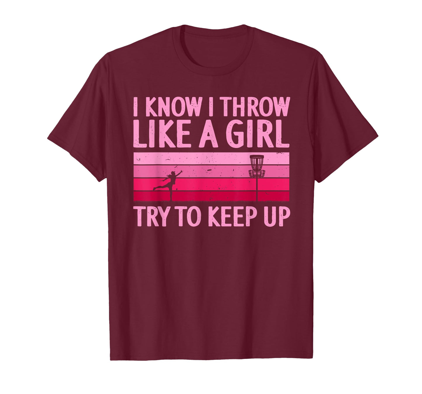 Cool Disc Golf Design For Women Girls Disc Golf Player T-Shirt