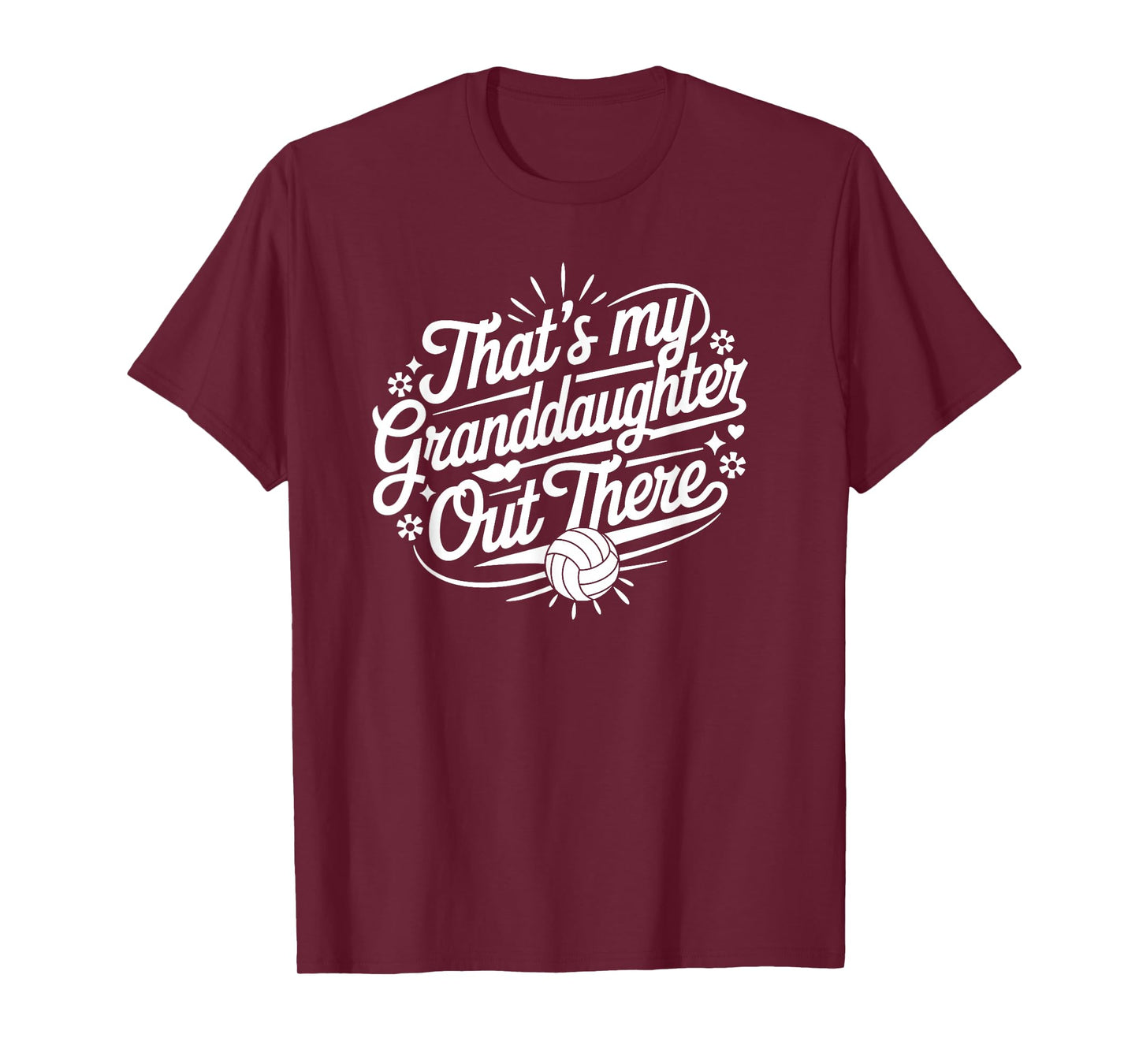 That's My Granddaughter Out There Volleyball For Grandma T-Shirt