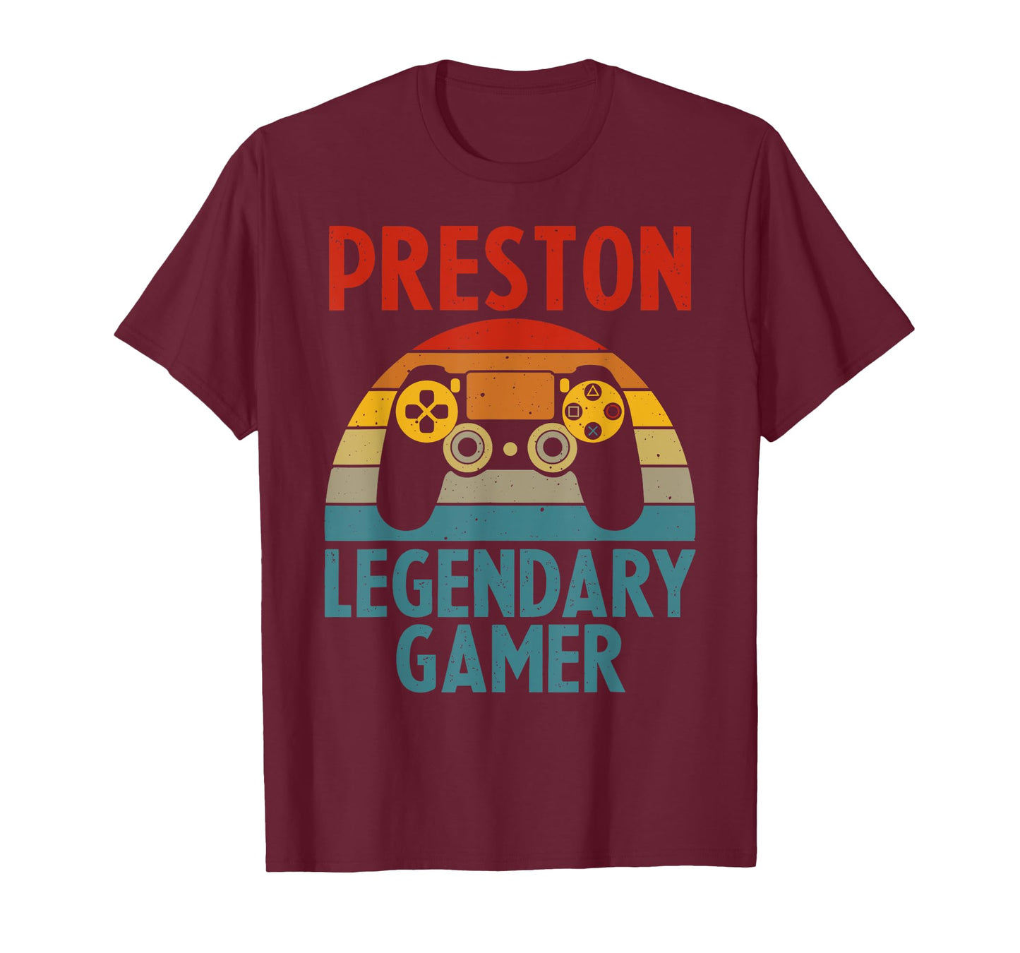 PRESTON Gift Name Personalized Funny Gaming Geek Birthday T-Shirt