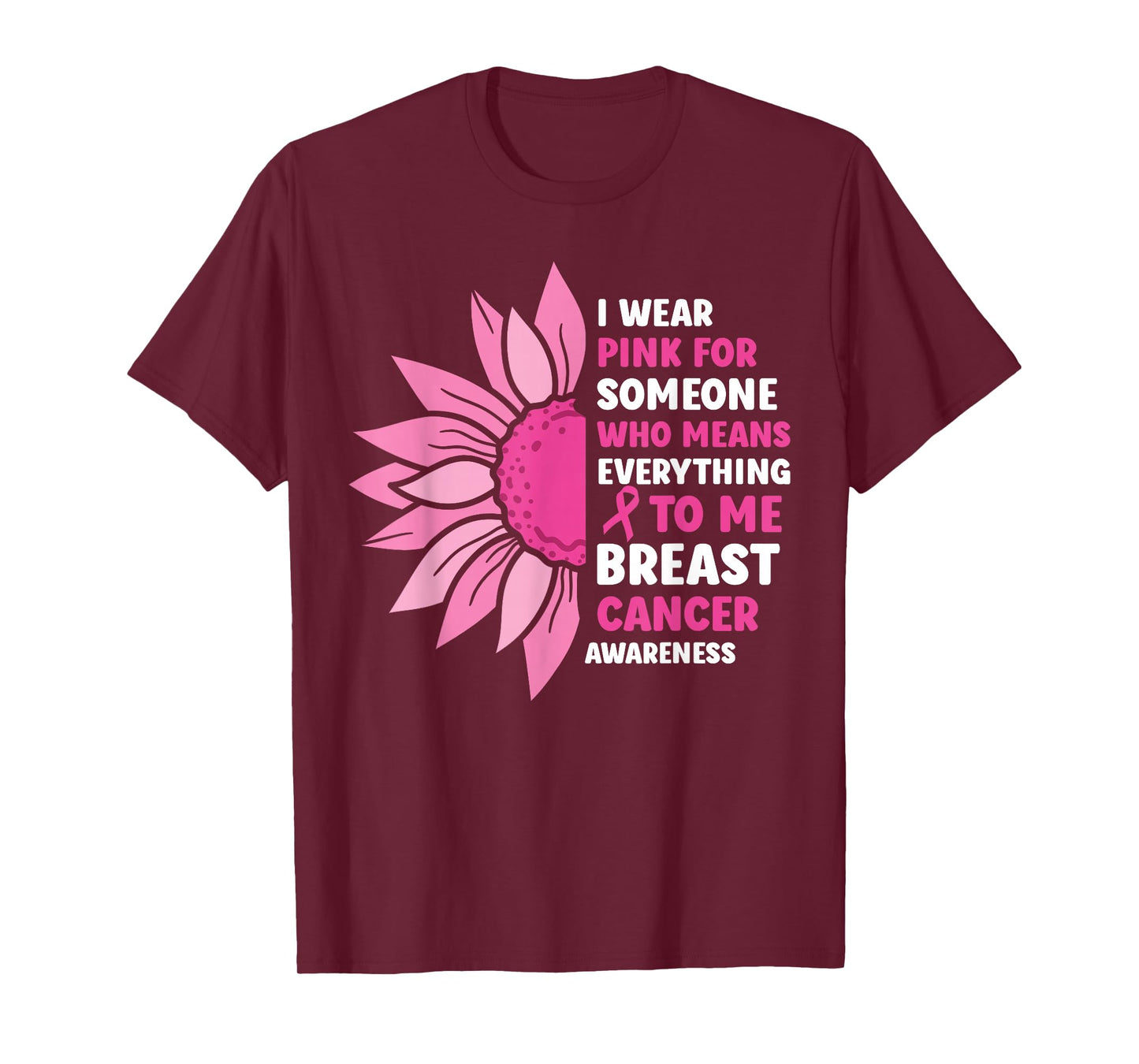 Cute in October We Wear Pink Women Breast Cancer Awareness T-Shirt