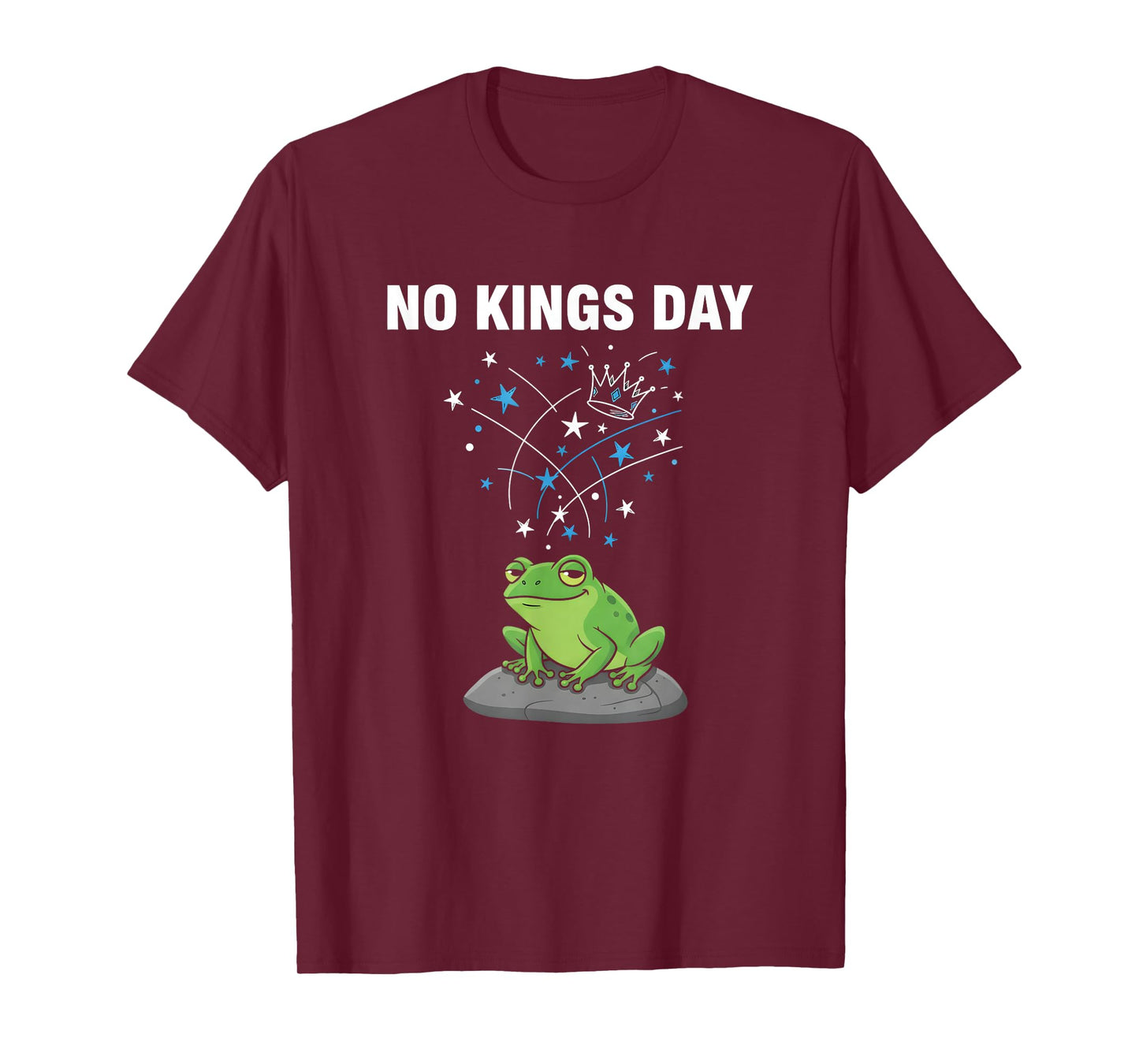 Frog Protest No Kings in America Democracy Patriotic Frog T-Shirt