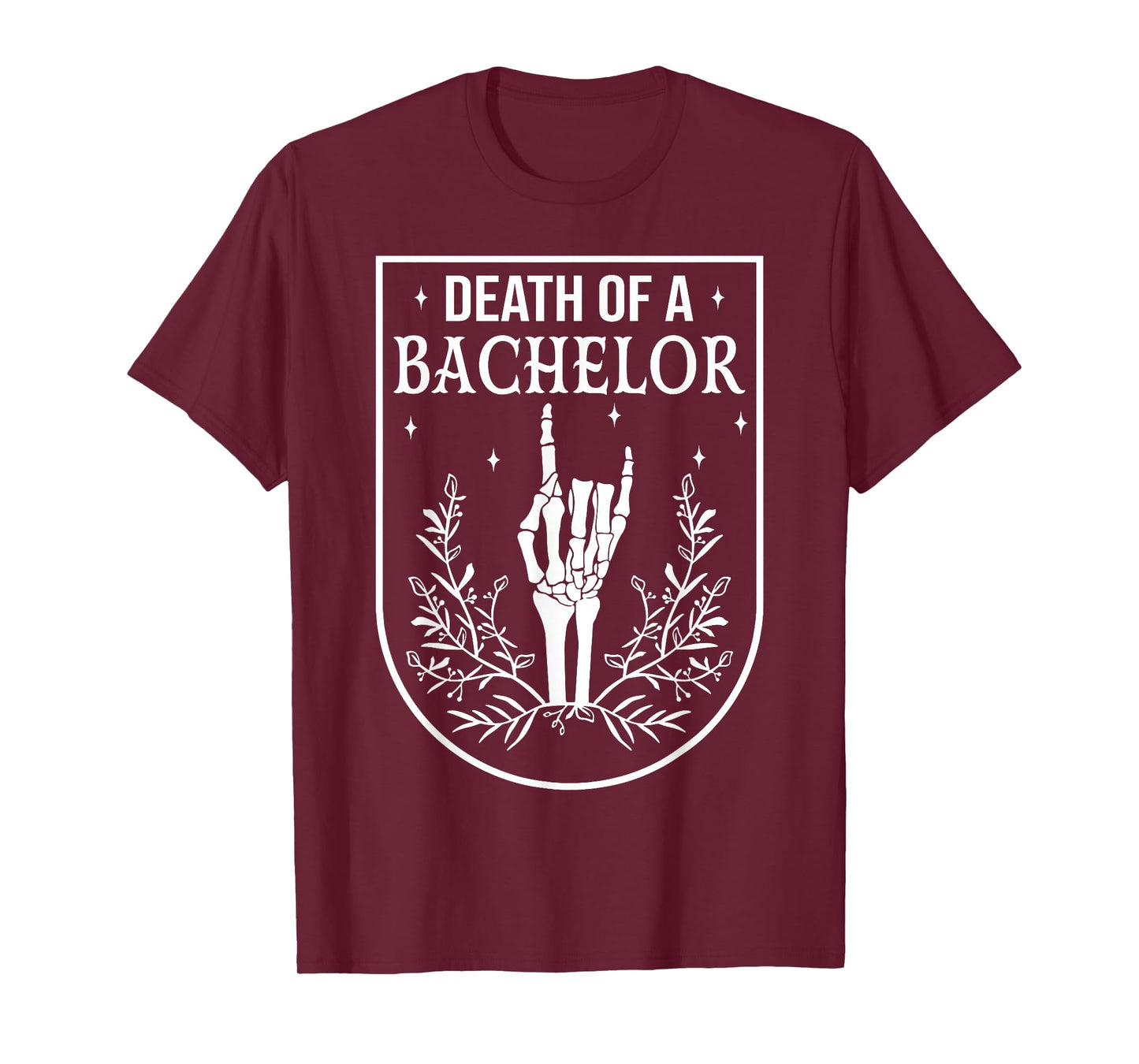 Death of A Bachelor Party Men Groom Crew Gothic Halloween T-Shirt