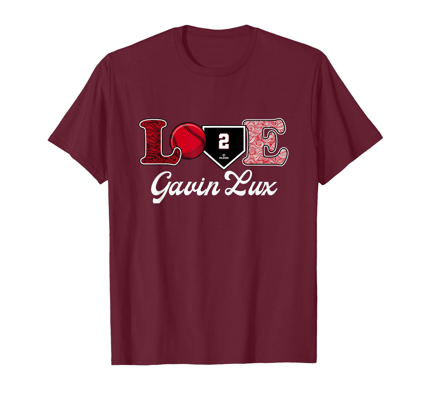 Love Gavin Lux Cincinnati Baseball MLBPA T-Shirt