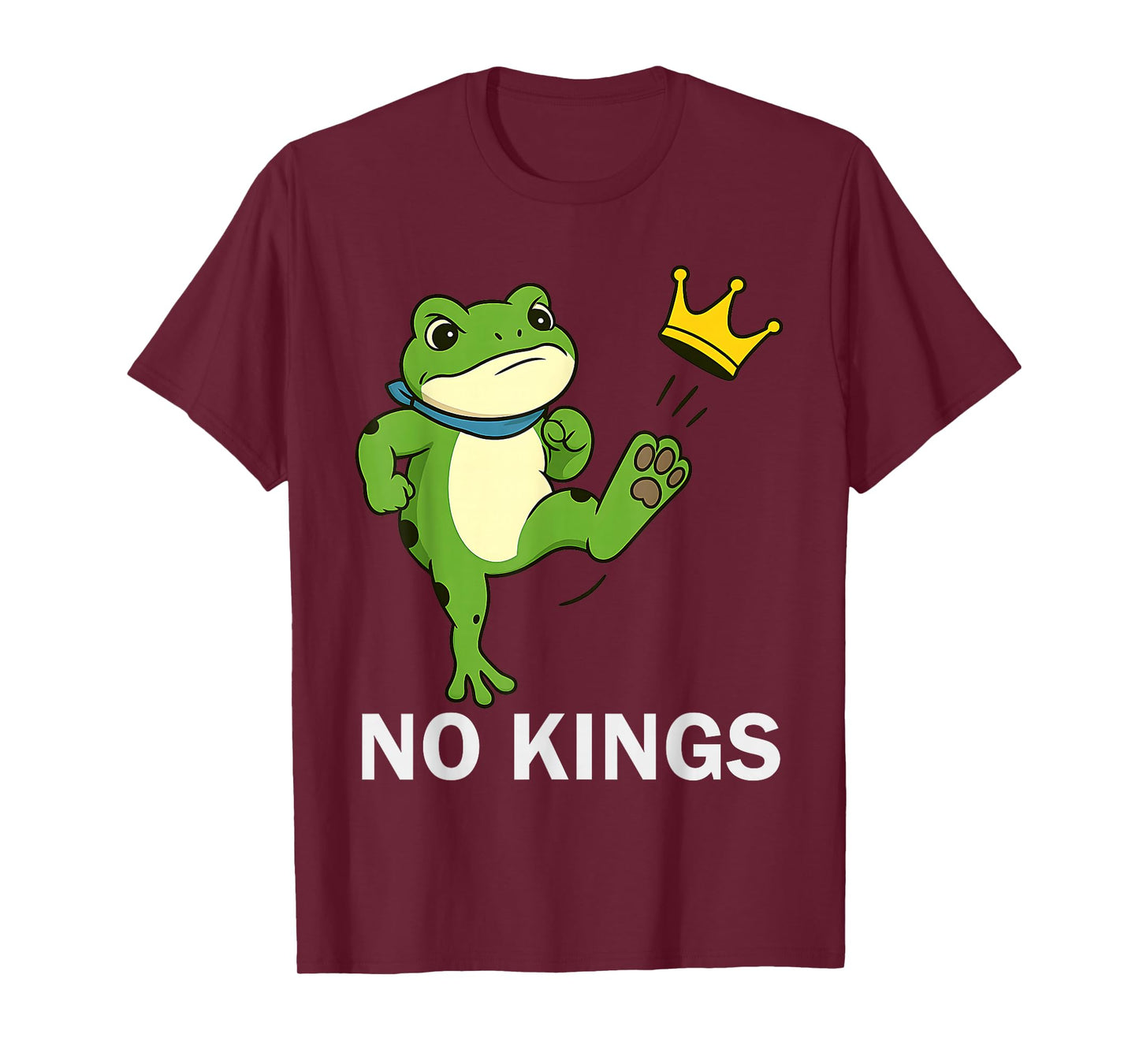 No Kings Shirt Men Women Portland Frog Protest T-Shirt