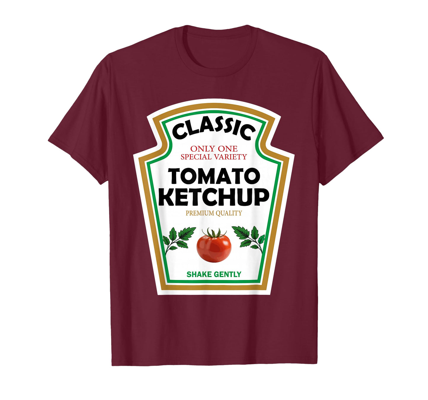 Ketchup Halloween Costume Family Matching Yellow Mustard T-Shirt