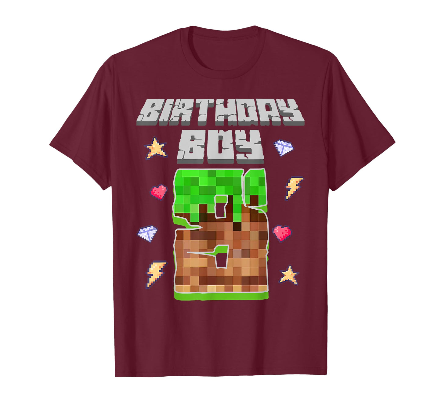 It's My 8th Birthday Boy Gamer 8 Year Old Pixel Gaming Party T-Shirt