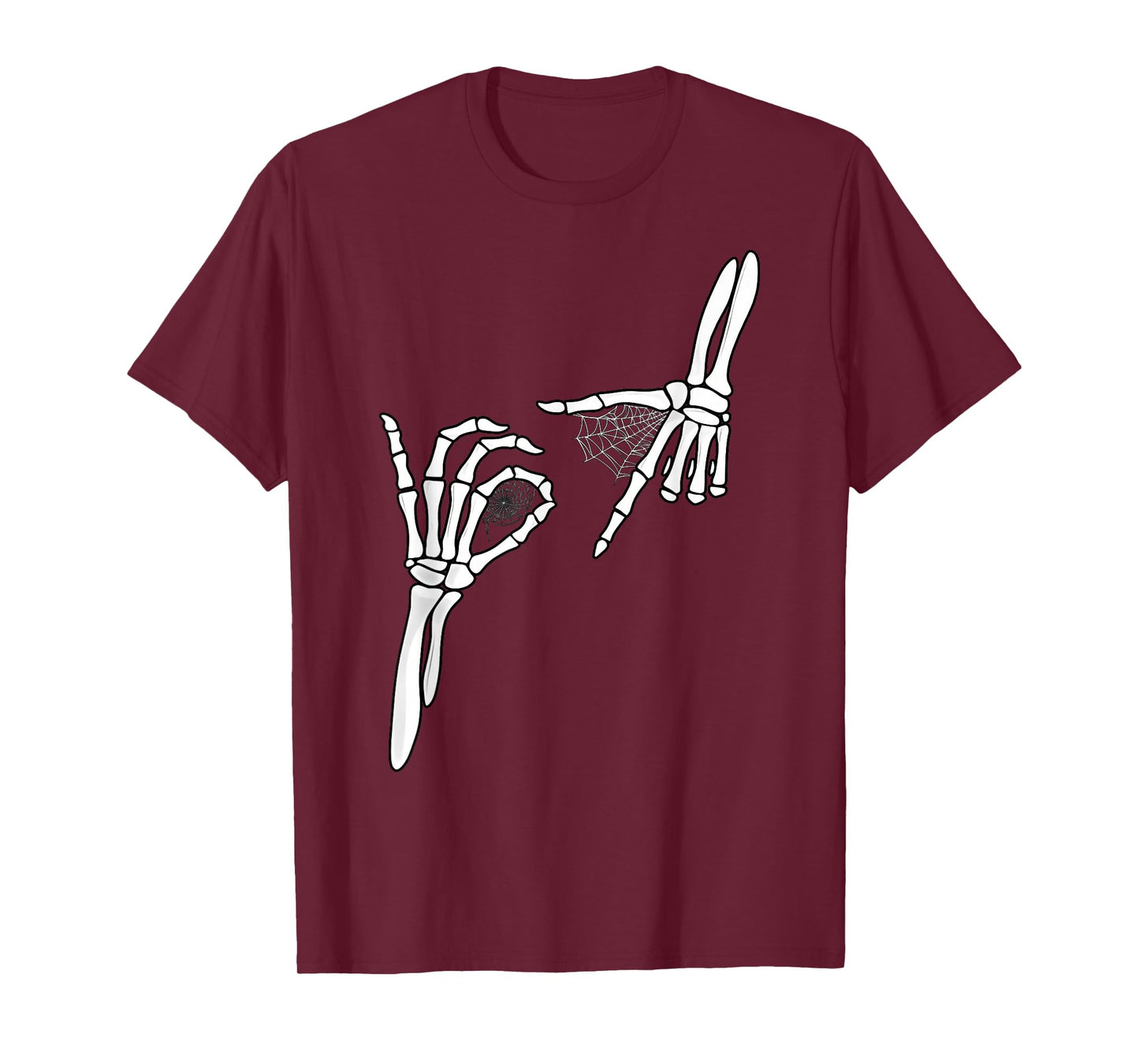 67 Meme Skeleton Hand 6 7 Halloween Six Seven T-Shirt