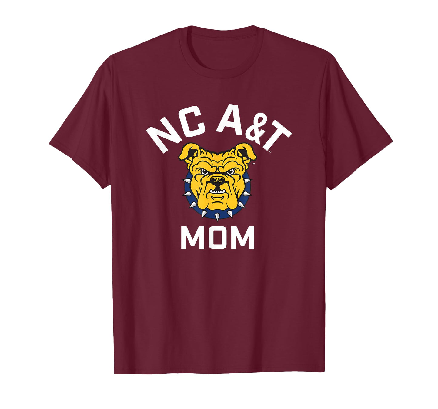 North Carolina A&T State University Aggies Arched Mom T-Shirt