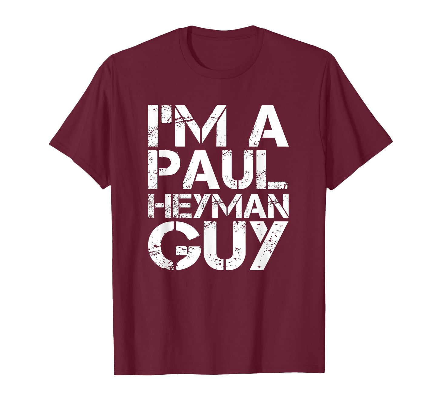Vintage Quote Im A Paul Meme Heyman Guy Retro Basic T-Shirt - Unisex-Adults - Black - Small - Short Sleeve - T-Shirt