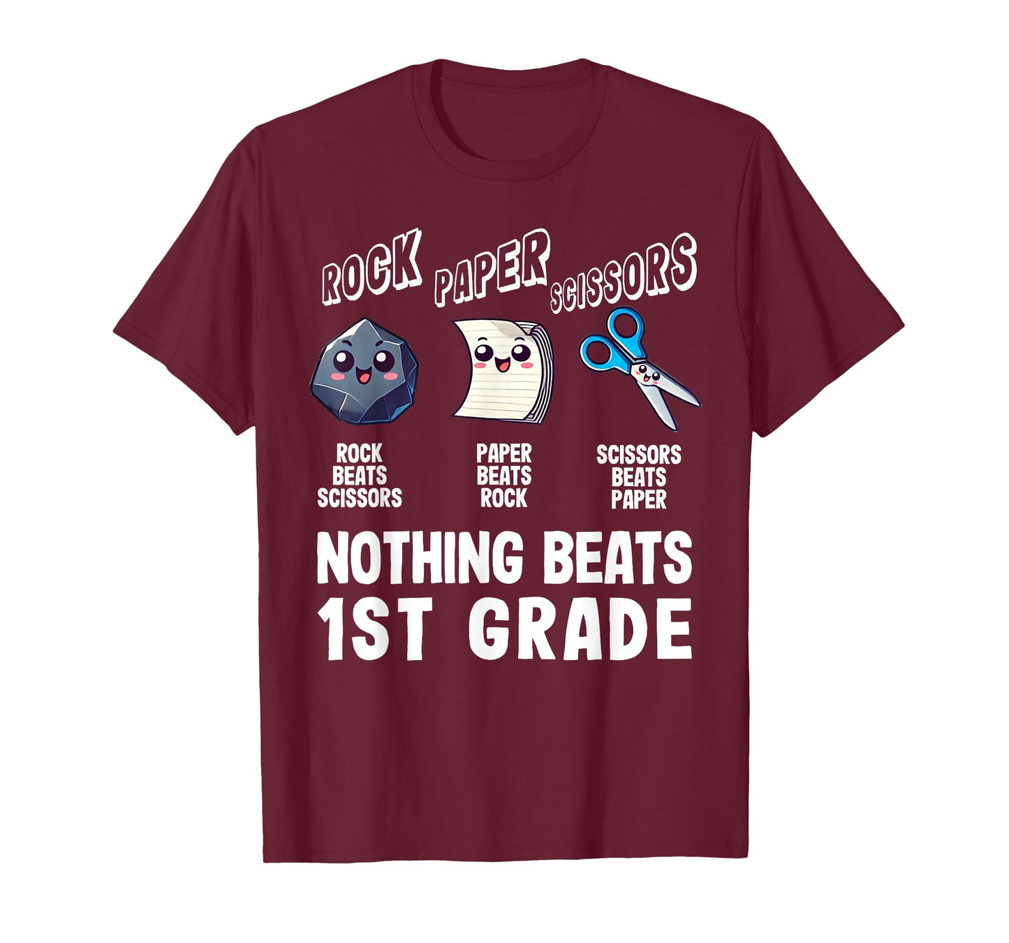Funny Nothing Beats 1st First Grade Student or Teacher T-Shirt