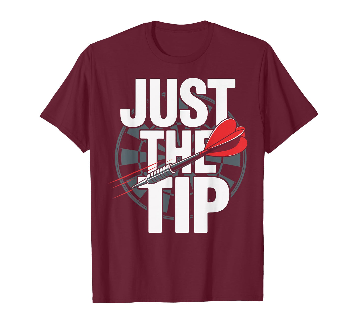 Dart Just The Tip Dartboard Game Chuckers Bullseye Target T-Shirt